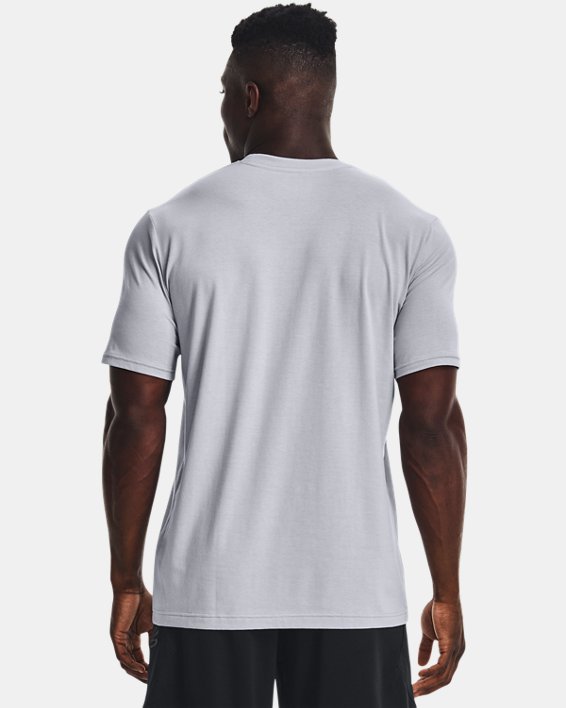 Men's Curry Logo Short Sleeve in Gray image number 1